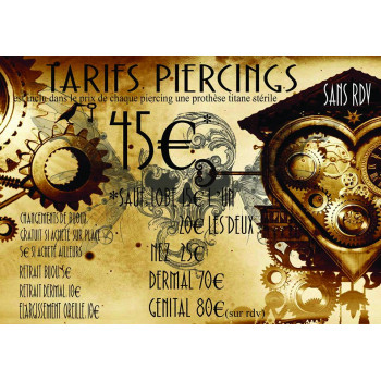 Pierceur, pierçing ARCANUM Cahors, salon de tatouage et de piercing à Cahors, c'est votre spécialiste du tatouage et du piercing