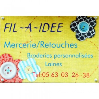 Mercerie FIL A IDEE Caussade, mercerie, boutique de laines et broderies à Caussade