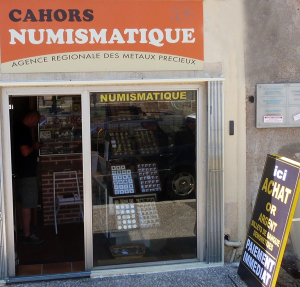 CAHORS NUMISMATIQUE Cahors, numismate, rachat de monnaie et pièces anciennes à Cahors.